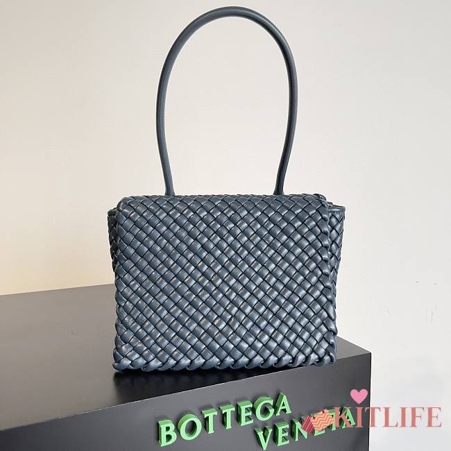 	 Kitlife Bottega Veneta Patti Top Handle Space Bag - 24x20x12cm - 1