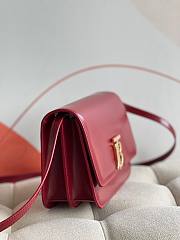 Kitlife Burberry TB Smooth Leather Red Bag - 21x16x6cm - 2