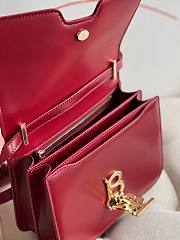 Kitlife Burberry TB Smooth Leather Red Bag - 21x16x6cm - 3