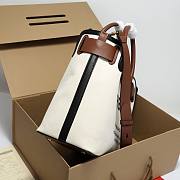 Kitlife Burberry Belt Bag Medium Canvas & Leather Tote - 33cm - 2