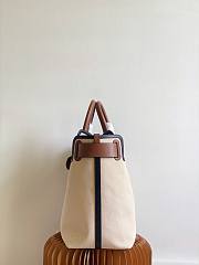 Kitlife Burberry Belt Bag Large Canvas & Leather Tote - 33cm - 3