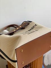 Kitlife Burberry Belt Bag Large Canvas & Leather Tote - 33cm - 2