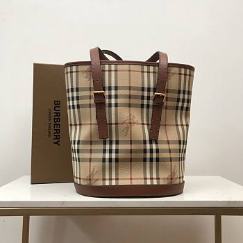 Kitlife Burberry vintage check bucket bag - 24.5*16*29cm