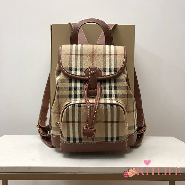 Kitlife Burberry vintage check backapck - 29*25*11cm - 1