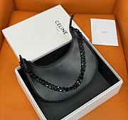 KITLIFE CELINE MEDIUM AVA CHAIN IN SMOOTH CALFSKIN BLACK / BLACK - 25 X 12 X 9 CM - 1