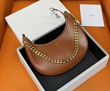 	 KITLIFE CELINE MEDIUM AVA CHAIN IN SMOOTH CALFSKIN TAN - 25 X 12 X 9 CM