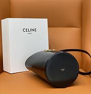 KITLIFE CELINE BUCKET TRIOMPHE IN NATURAL CALFSKIN BLACK - 25 X 22 X 14 CM - 5