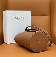 	 KITLIFE CELINE BUCKET TRIOMPHE IN NATURAL CALFSKIN TAN - 25 X 22 X 14 CM - 4