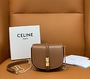 KITLIFE CELINE SMALL 16 WALLET ON CHAIN IN SHINY CALFSKIN TAN - 14 X 11 X 5 CM - 1