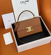 KITLIFE CELINE BOX TRIOMPHE IN NATURAL CALFSKIN TAN - 22 X 13.5 X 6 CM - 1