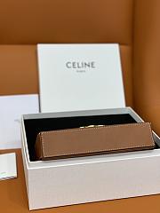 KITLIFE CELINE BOX TRIOMPHE IN NATURAL CALFSKIN TAN - 22 X 13.5 X 6 CM - 5