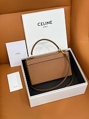 KITLIFE CELINE BOX TRIOMPHE IN NATURAL CALFSKIN TAN - 22 X 13.5 X 6 CM - 4