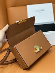 KITLIFE CELINE BOX TRIOMPHE IN NATURAL CALFSKIN TAN - 22 X 13.5 X 6 CM - 3