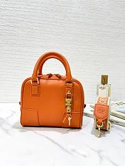 	 Kitlife Loewe Amazona 16 Square bag in nappa calfskin orange - 16X14X8.5 cm - 1