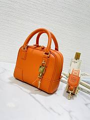 	 Kitlife Loewe Amazona 16 Square bag in nappa calfskin orange - 16X14X8.5 cm - 2