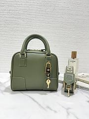 	 Kitlife Loewe Amazona 16 Square bag in nappa calfskin green - 16X14X8.5 cm - 1