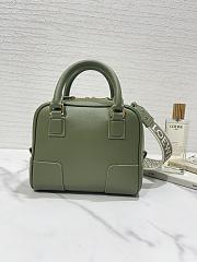 	 Kitlife Loewe Amazona 16 Square bag in nappa calfskin green - 16X14X8.5 cm - 4