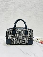 	 Kitlife Loewe Amazona 23 Square bag in Anagram jacquard and calfskin black - 23X15.5X9.7 cm - 4