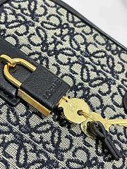 	 Kitlife Loewe Amazona 23 Square bag in Anagram jacquard and calfskin black - 23X15.5X9.7 cm - 3