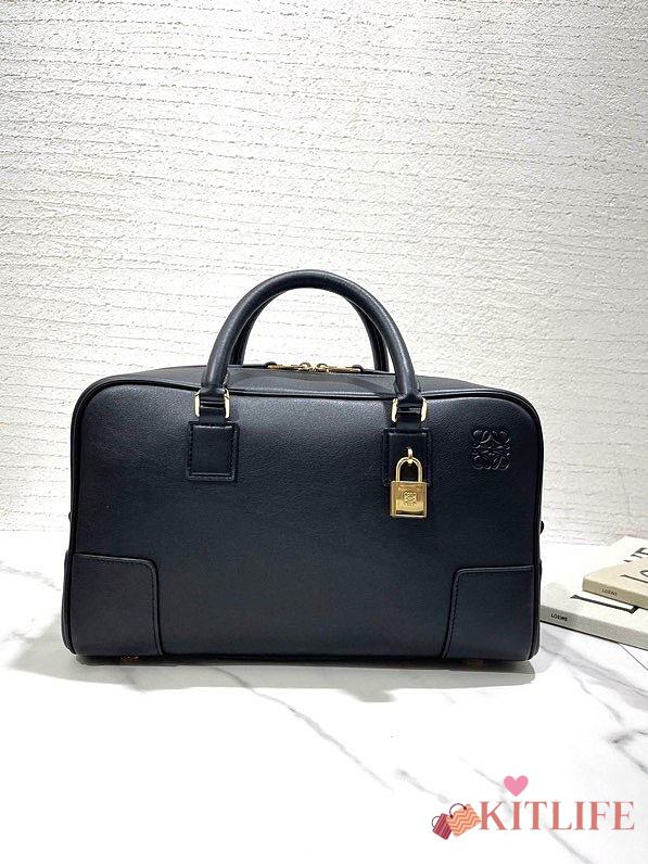 	 Kitlife Loewe Amazona 28 Square bag in nappa calfskin black - 28X18X11 cm - 1