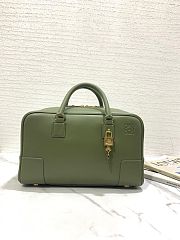 	 Kitlife Loewe Amazona 28 Square bag in nappa calfskin green - 28X18X11 cm - 1