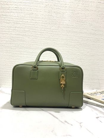 	 Kitlife Loewe Amazona 28 Square bag in nappa calfskin green - 28X18X11 cm