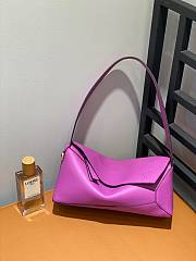 Kitlife Loewe Puzzle Hobo bag in nappa calfskin Bright Purple - 28.7x14x8.7cm - 1