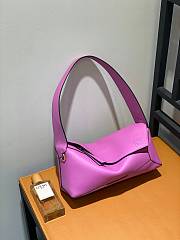 Kitlife Loewe Puzzle Hobo bag in nappa calfskin Bright Purple - 28.7x14x8.7cm - 2