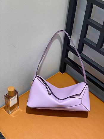 	 Kitlife Loewe Puzzle Hobo bag in nappa calfskin Bloom Orchid - 28.7x14x8.7cm