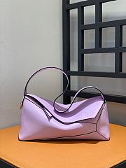 	 Kitlife Loewe Puzzle Hobo bag in nappa calfskin Bloom Orchid - 28.7x14x8.7cm - 5