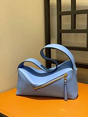 Kitlife Loewe Puzzle Hobo bag in nappa calfskin Celestine Blue- 28.7x14x8.7cm - 3