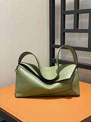 	 Kitlife Loewe Puzzle Hobo bag in nappa calfskin Green - 28.7x14x8.7cm - 2