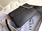 	 Kitlife Givenchy GV3 Crossbody Black Bag Gold Hardware - 21x14x7cm - 5