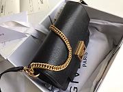 	 Kitlife Givenchy GV3 Crossbody Black Bag Gold Hardware - 21x14x7cm - 2