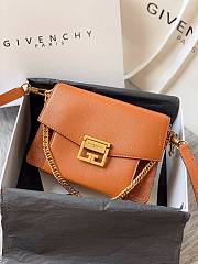 Kitlife Givenchy GV3 Crossbody Orange Bag Gold Hardware - 21x14x7cm - 1