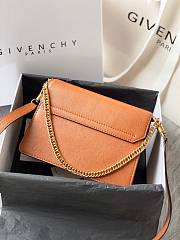 Kitlife Givenchy GV3 Crossbody Orange Bag Gold Hardware - 21x14x7cm - 4