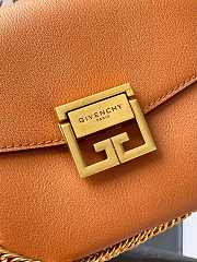 Kitlife Givenchy GV3 Crossbody Orange Bag Gold Hardware - 21x14x7cm - 2