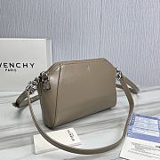 	 Kitlife Givenchy Antigona XS Box Leather Bag Dark Grey - 20*7*16cm - 4