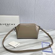 	 Kitlife Givenchy Antigona XS Box Leather Bag Dark Grey - 20*7*16cm - 2