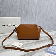 	 Kitlife Givenchy Antigona XS Box Leather Bag Brown - 20*7*16cm - 2