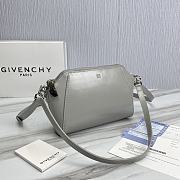 	 Kitlife Givenchy Antigona XS Box Leather Bag Light Grey - 20*7*16cm - 5