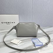 	 Kitlife Givenchy Antigona XS Box Leather Bag Light Grey - 20*7*16cm - 3