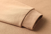 Kitlife Burberry Logo Print Cotton Hoodie Camel - 4