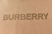 Kitlife Burberry Logo Print Cotton Hoodie Camel - 2