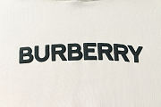 	 Kitlife Burberry Logo Print Cotton Hoodie White - 2