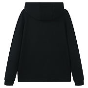 	 Kitlife Burberry Logo Print Cotton Hoodie Black - 5