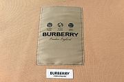 Kitlife Burberry appliqué-logo drawstring hoodie camel - 3