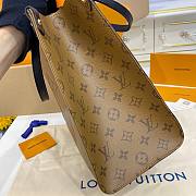 Louis Vuitton Onthego Monogram Giant Reverse Brown In Coated Canvas With Gold-Tone - M45039 - 35 x 27 x 14  cm - 3