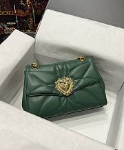 	 Kitlife DOLCE & GABBANA Large Devotion Shoulder Green Bag - 26*18*8.5cm - 1