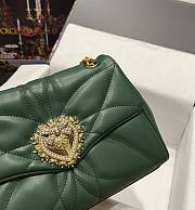 	 Kitlife DOLCE & GABBANA Large Devotion Shoulder Green Bag - 26*18*8.5cm - 4